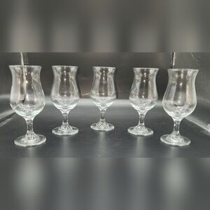 Libbey Embassy Poco Grande Cocktail Glasses, 7"tall, Set Of 5